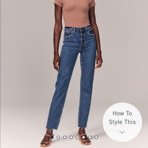 Abercrombie & Fitch The Mom High Rise Size 26 / Size 2 - Blue Jean